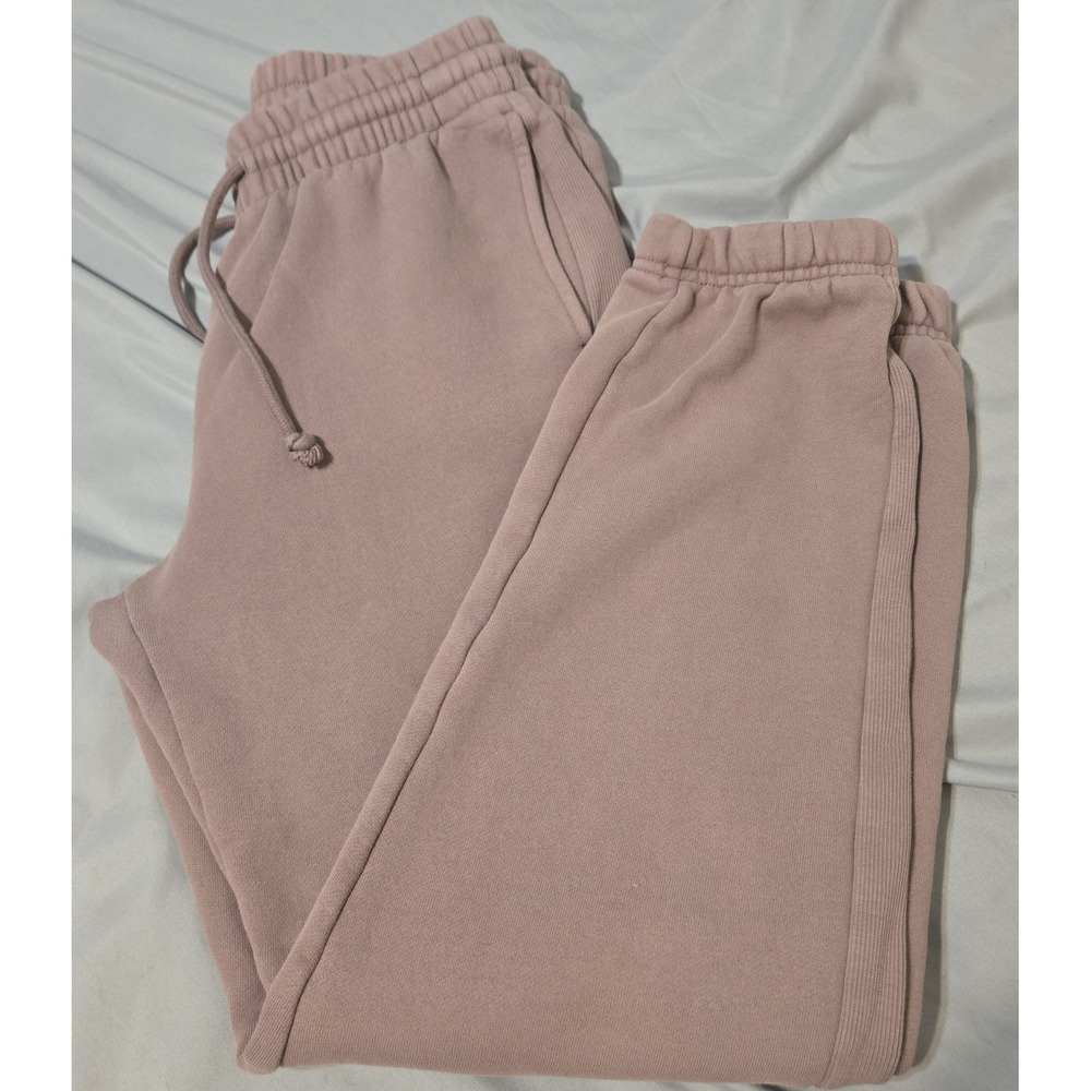 TNA Aritzia Women's Joggers Sweatpants Drawstring Pockets Dusty Pink Size Small